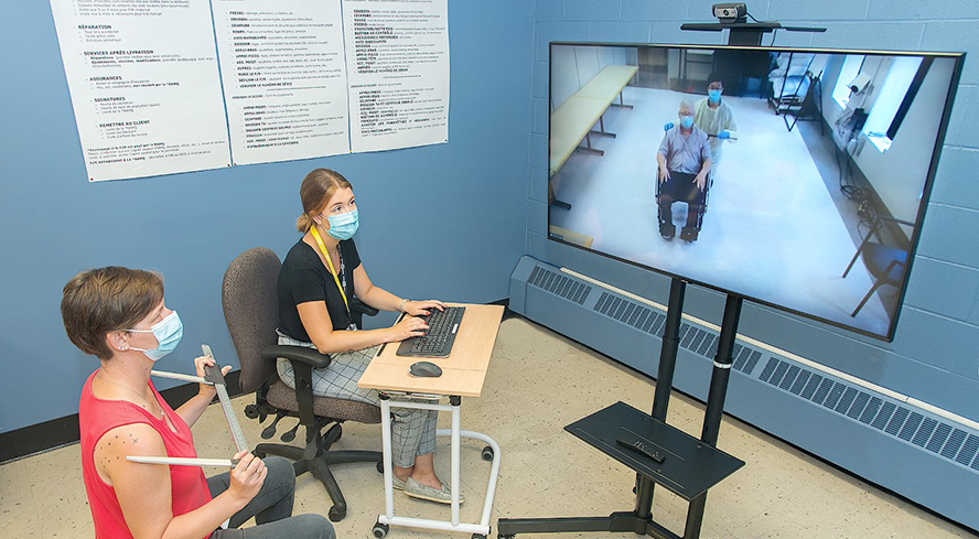 La téléréadaptation au Service d’aides techniques du Centre de réadaptation Lethbridge-Layton-Mackay