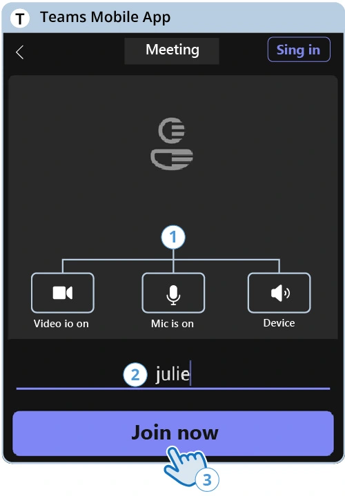 Mobile identification window
