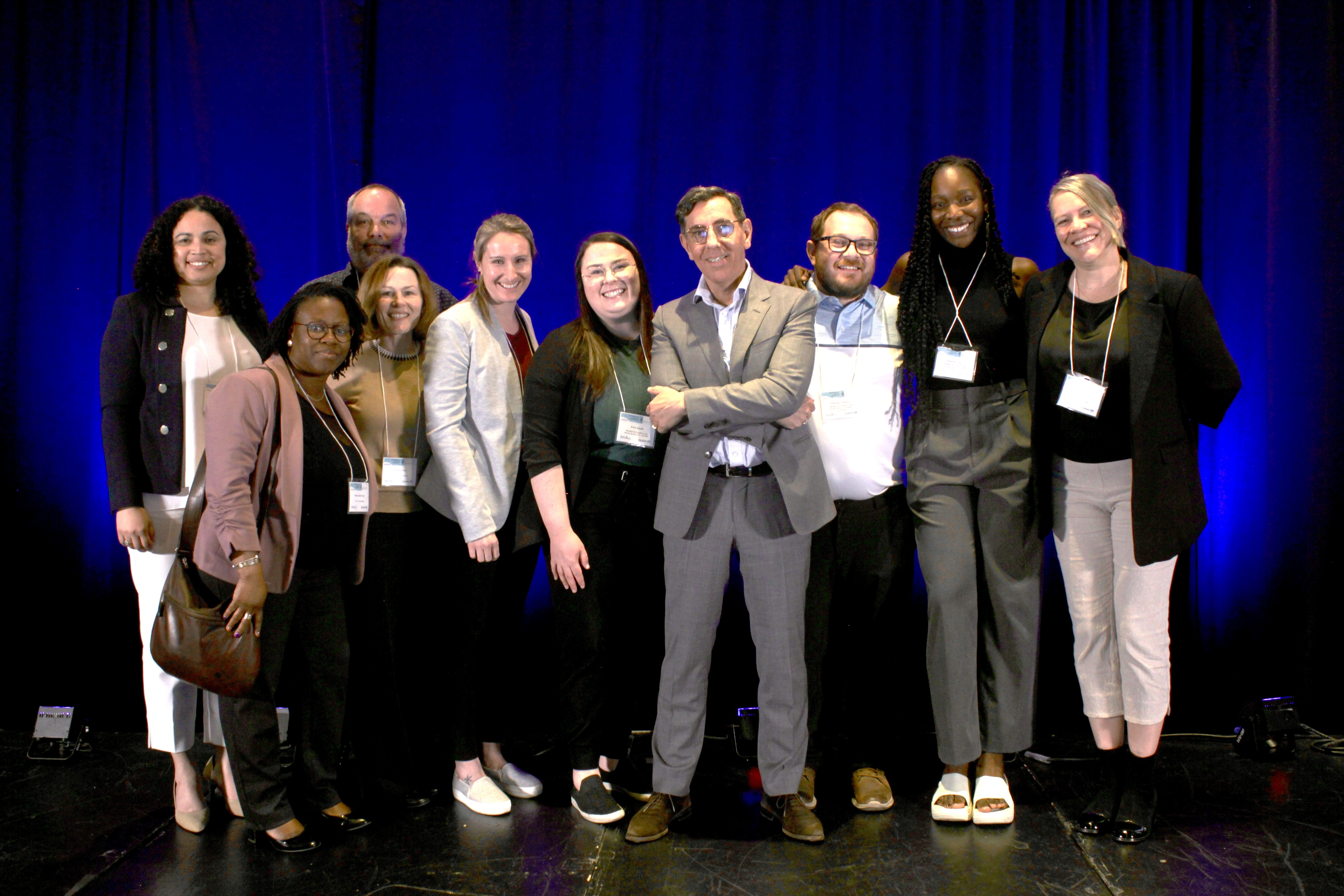 Le comité organisateur sur scène