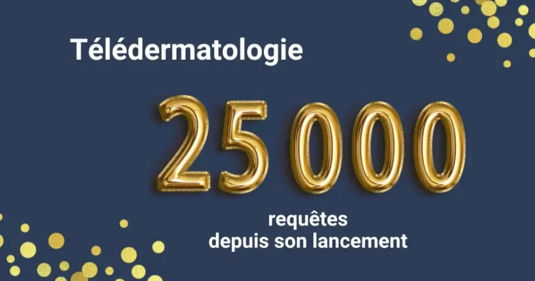 25 000 requêtes pour la télédermatologie!